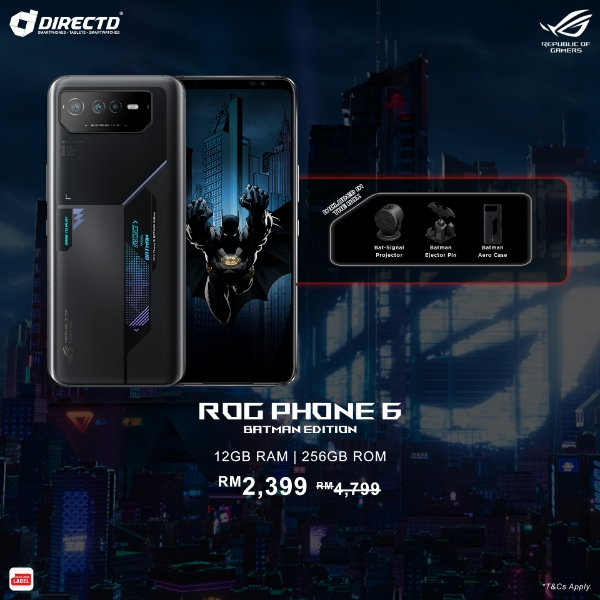 Picture of ROG Phone 6 Batman Edition [12GB RAM | 256GB ROM]