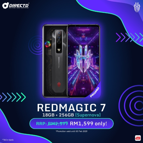 Picture of Nubia RedMagic 7 [18GB RAM | 256GB ROM] PROMO for RM1,599 ONLY!!