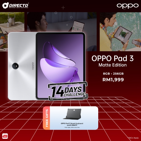 Picture of 🆕OPPO Pad 3 [8GB RAM | 256GB ROM] Free Keyboard