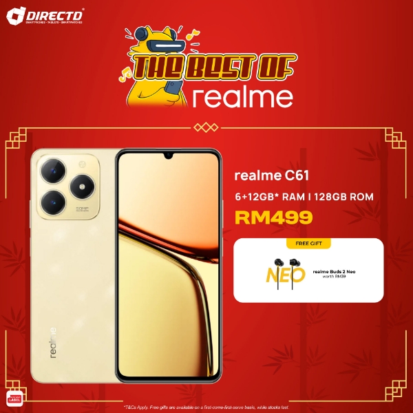 Picture of realme C61 [6GB+12GB Dynamic RAM | 128GB ROM]