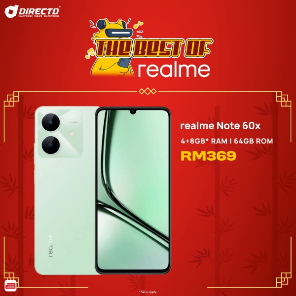 Picture of 🆕realme Note 60x [4GB+8GB Dynamic RAM* | 64GB ROM]