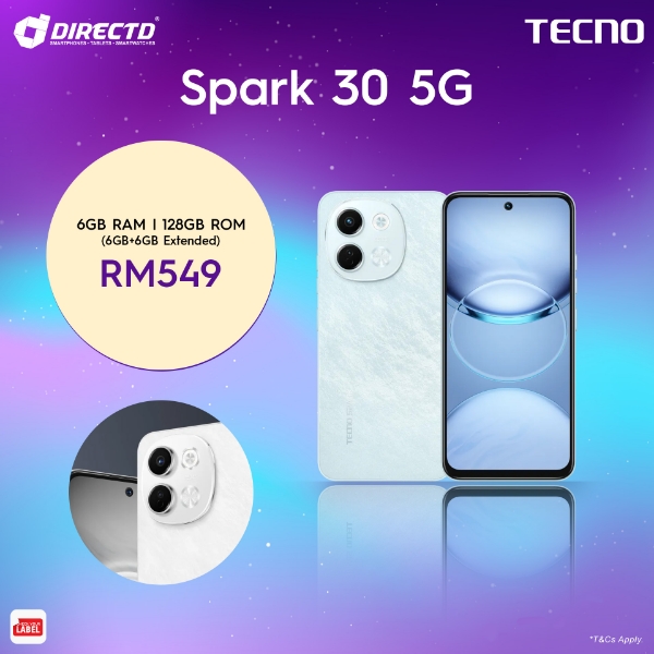 Picture of 🆕TECNO Spark 30 5G [6GB RAM | 128GB ROM]