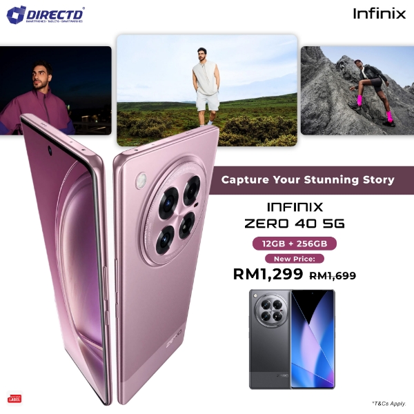 Picture of [NEW PRICE] Infinix ZERO 40 5G [12GB+12GB RAM | 256GB ROM]