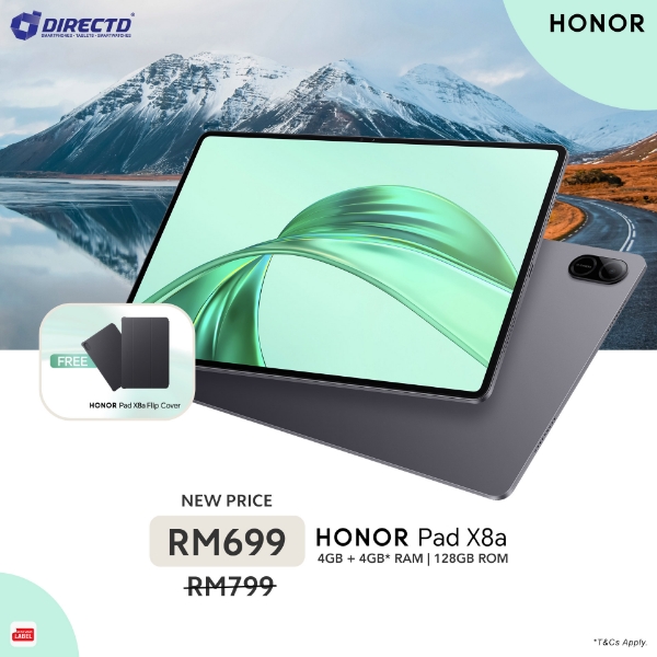 Picture of HONOR Pad X8a LTE [4GB+4GB RAM Turbo RAM | 128GB ROM]