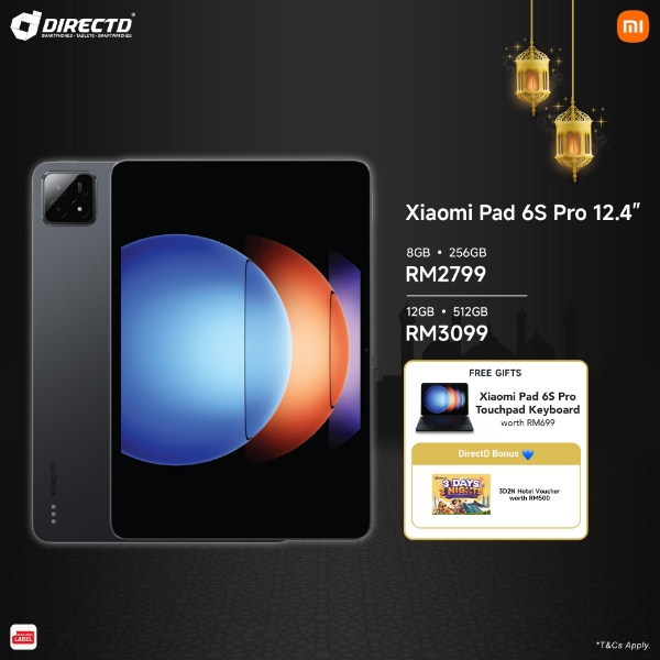 Picture of Xiaomi Pad 6s Pro 12.4" [Snapdragon® 8 Gen 2 | 120W HyperCharge | 144Hz AdaptiveSync | 10000mAh]
