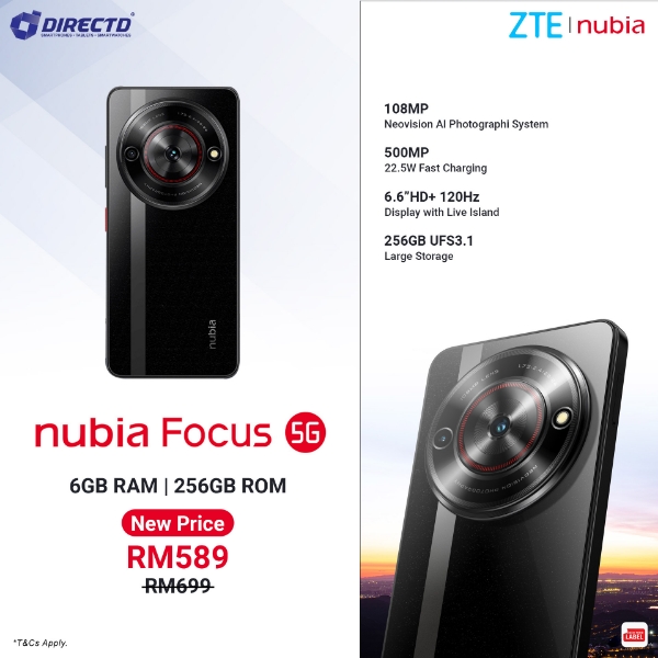 Picture of [NEW PRICE] ZTE nubia Focus 5G [6GB RAM | 256GB ROM]