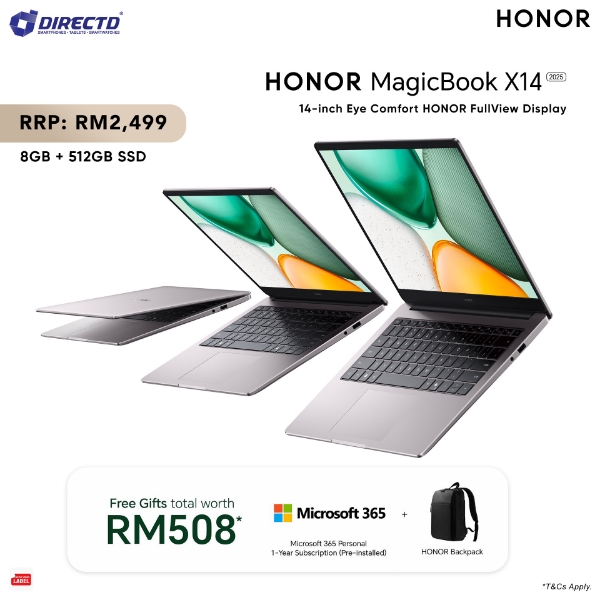 Picture of 🆕HONOR MagicBook X14 2025 [8GB+512GB]