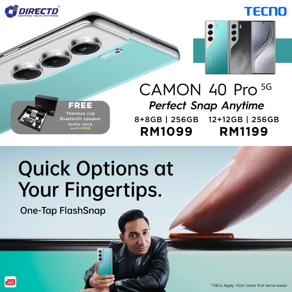 Picture of 🆕TECNO CAMON 40 Pro 5G [8GB/12GB RAM | 256GB ROM]