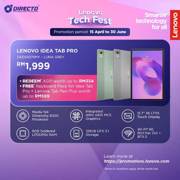 Picture of 🆕Lenovo Idea Tab Pro [8GB RAM | 128GB ROM]