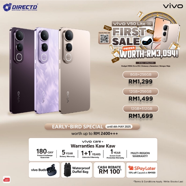 Picture of 🆕 vivo V50 Lite 5G [256GB | 512GB] Ready Stock