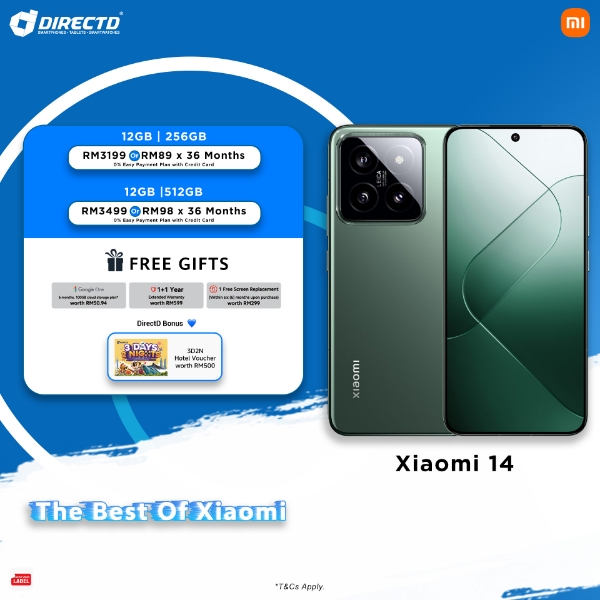 Picture of Xiaomi 14 [12GB RAM | 256GB / 512GB ROM] Free Premium Gifts