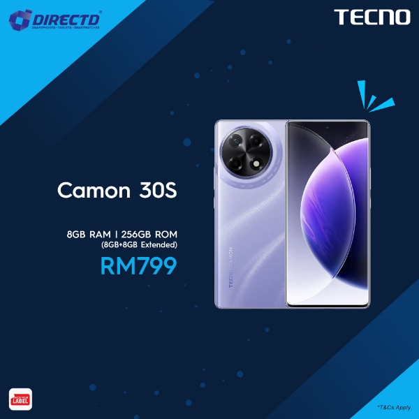 Picture of TECNO CAMON 30S [8GB RAM | 256GB ROM]