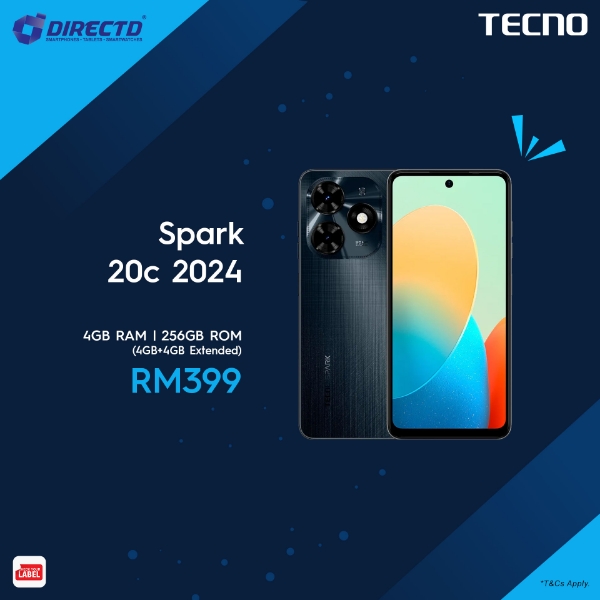 Picture of TECNO Spark 20c [4GB RAM | 256GB ROM]