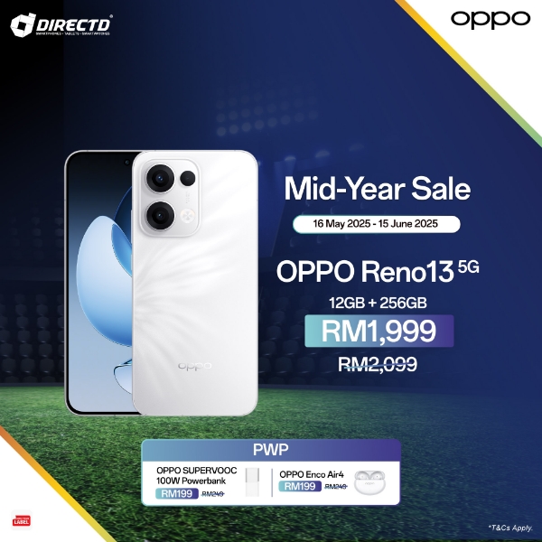 Picture of OPPO Reno13 5G [256GB | 512GB]