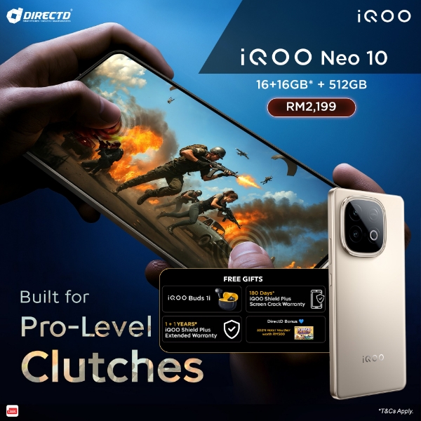 Picture of 🆕 iQOO Neo 10 5G [16GB+16GB RAM | 512GB ROM]