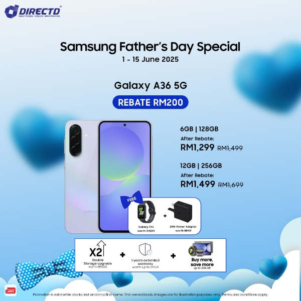 Picture of 🆕Galaxy A36 5G [128GB | 256GB] Enjoy RM200 rebate + Up to 24 months 0% Ezy Payment by Credit Card