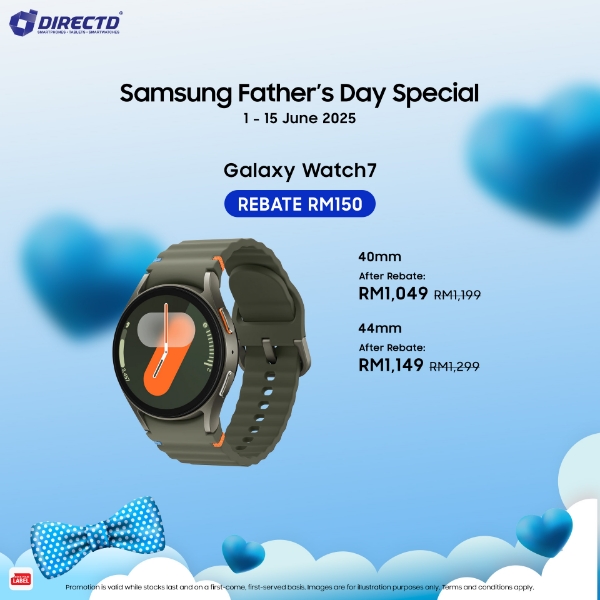 Picture of Samsung Galaxy Watch7 (40mm | 44mm) Enjoy RM150 rebate + Up to 24 months 0% Ezy Payment by Credit Card