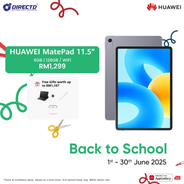 Picture of HUAWEI MatePad 11.5-inch [6GB RAM | 128GB ROM] FREE Smart Keyboard