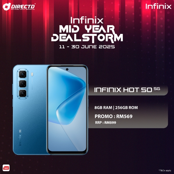 Picture of Infinix Hot 50 5G [8GB+8GB RAM | 256GB ROM]