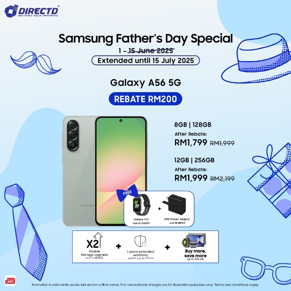 Picture of 🆕Galaxy A56 5G [128GB | 256GB] Enjoy RM200 rebate + Up to 24 months 0% Ezy Payment by Credit Card