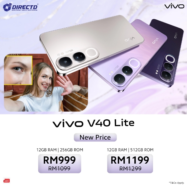 Picture of [NEW PRICE] vivo V40 Lite 5G [12GB RAM | 256GB/512GB]