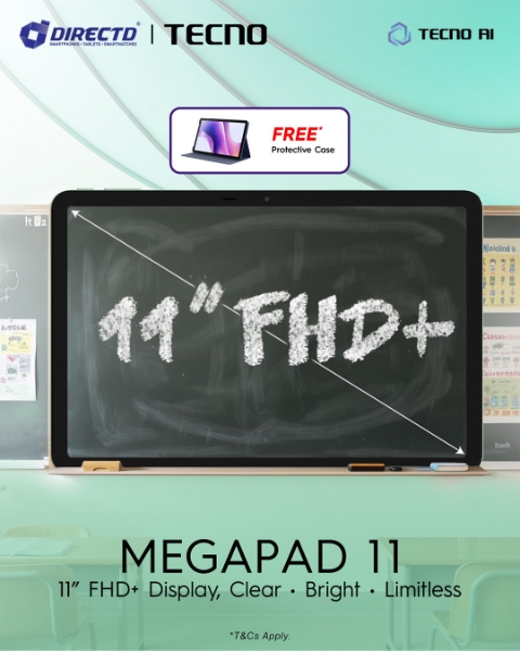 Picture of TECNO MEGAPAD 11 [LTE | 8GB RAM | 128GB/256GB ROM]
