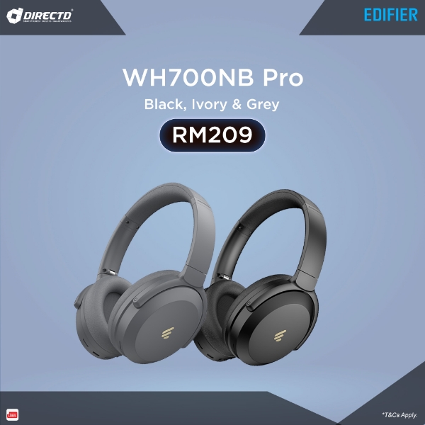 Picture of Edifier WH700NB Pro Wireless Over-Ear Headphones with Active Noise Cancellation