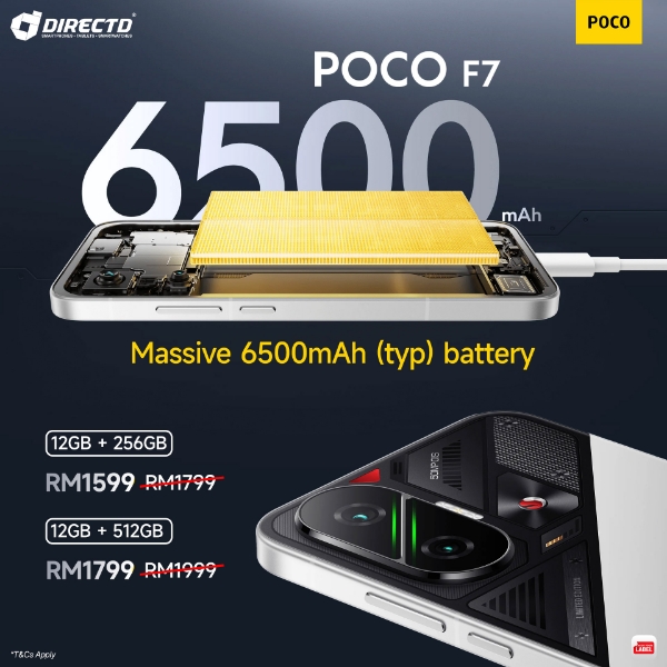 Picture of 🆕 POCO F7 [12GB RAM/256GB ROM] Ready Stock 