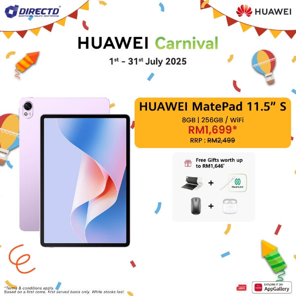 Picture of [NEW PRICE] HUAWEI MatePad 11.5"S WiFi [8GB+256GB]