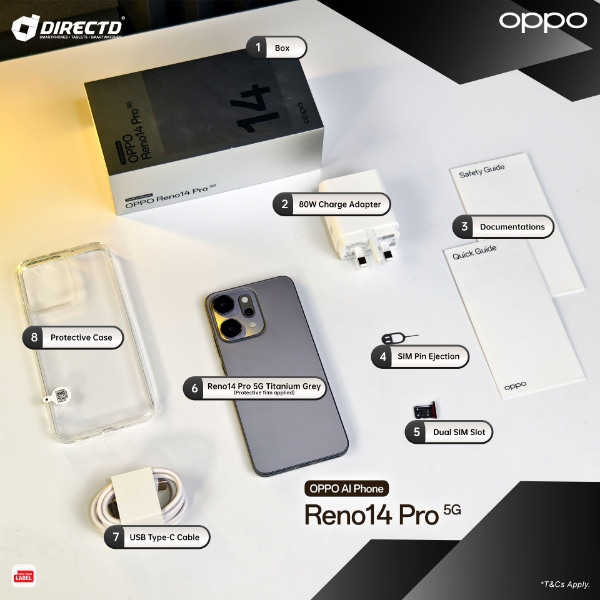 Picture of OPPO Reno14 Pro 5G [12GB RAM | 512GB ROM] 