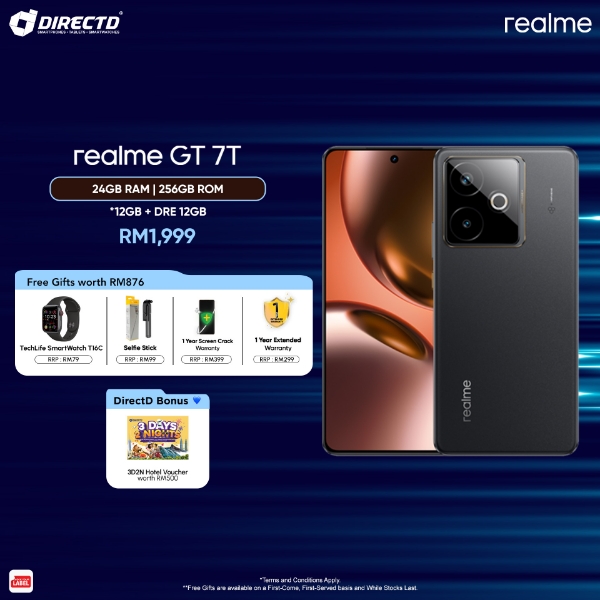 Picture of  🆕 realme GT 7T [12GB+12GB RAM | 256GB ROM] FREEBIES