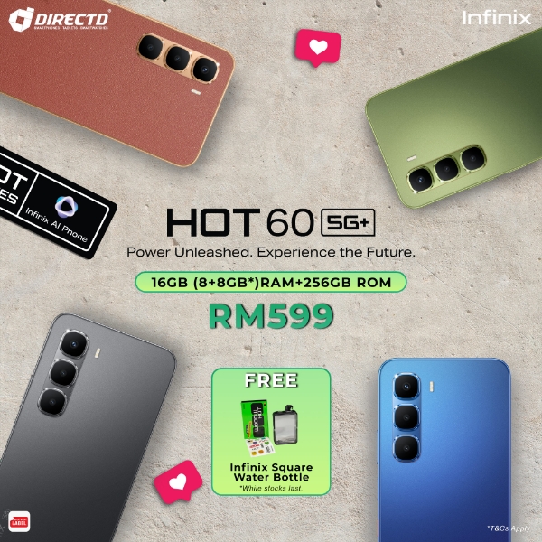 Picture of 🆕 Infinix Hot 60 5G [8GB+8GB RAM | 256GB ROM]