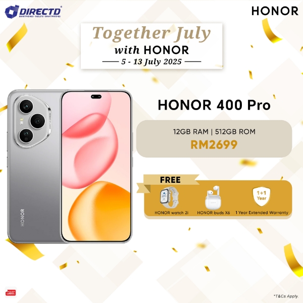 Picture of 🆕 HONOR 400 Pro [12GB RAM | 512GB ROM] Get GIFTS