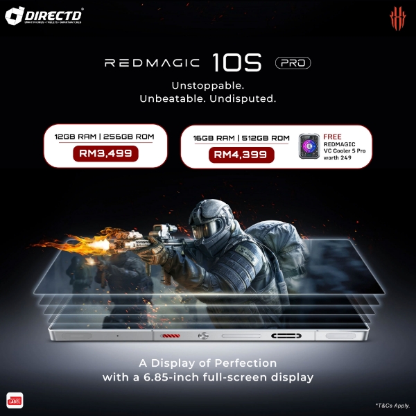 Picture of REDMAGIC 10S Pro [12+256GB / 16+512GB] Ready Stock