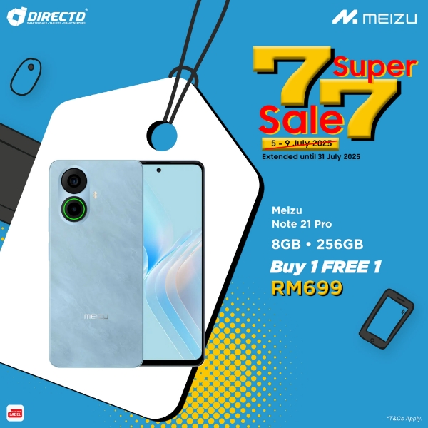 Picture of [BUY 1 FREE 1] Meizu Note 21 Pro [8GB RAM | 256GB ROM] 