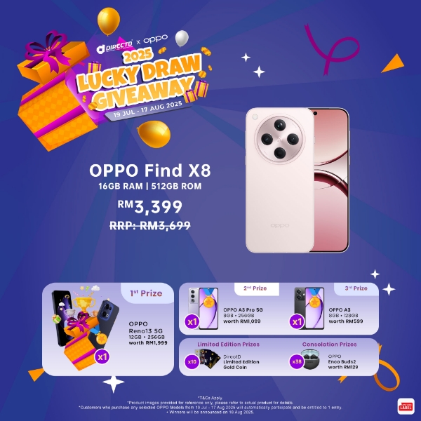 Picture of OPPO Find X8 [16GB RAM | 512GB ROM] Ready Stock