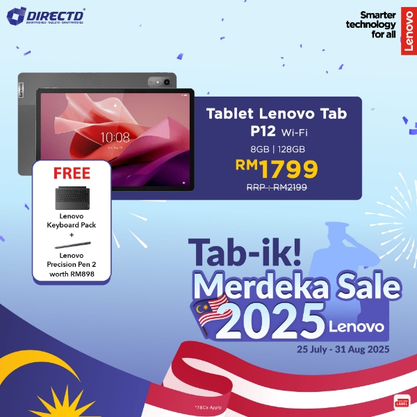 Picture of Lenovo Tab P12 [8GB RAM | 128GB ROM] FREE Exclusive Gifts