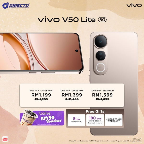 Picture of 🆕 vivo V50 Lite 5G [256GB | 512GB] 