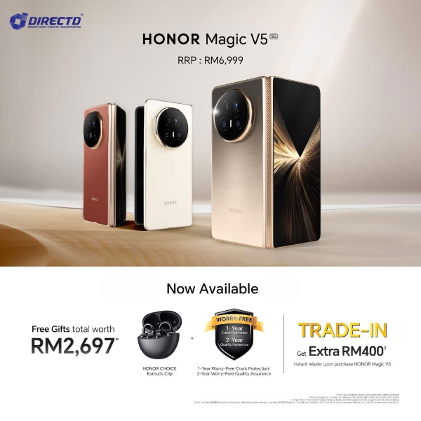 Picture of 🆕 HONOR Magic V5 [16GB RAM | 512GB ROM] + FREE GIFTS 