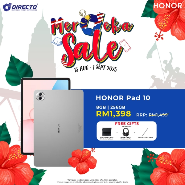 Picture of 🆕 HONOR Pad 10 [8GB+256GB] FREE GIFTS worth RM1097