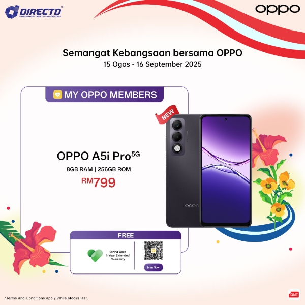 Picture of 🆕 OPPO A5i Pro 5G [8GB RAM | 256GB ROM] ETA 25 Aug