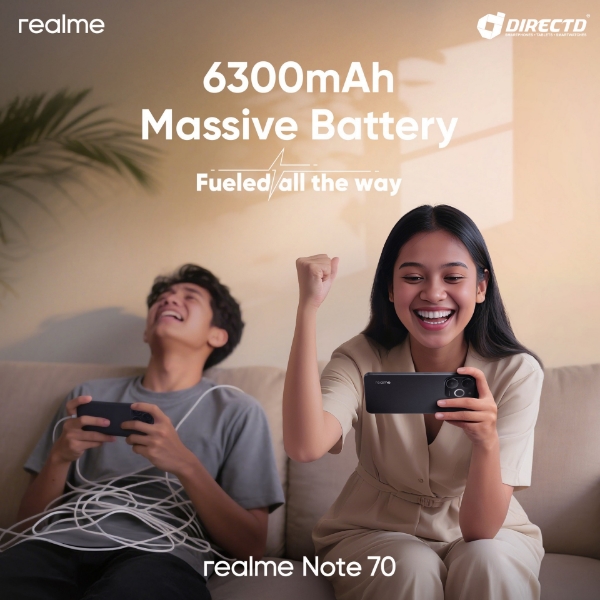 Picture of 🆕 realme Note 70 [6GB + 12GB (Dynamic RAM) | 128GB ROM]