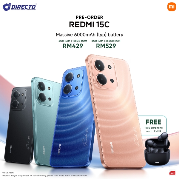 Picture of 🆕 Redmi 15C [6GB+128GB | 8GB+256GB] Pre Order 4 - 8 Sep 