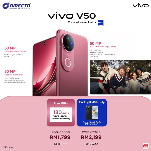 Picture of vivo V50 5G [256GB | 512GB] 