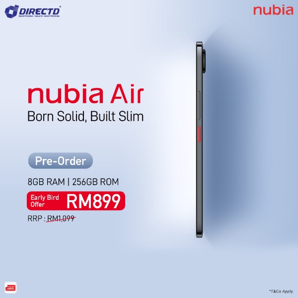 Picture of 🆕 nubia Air [8GB+12GB RAM | 256GB ROM] Pre-Order NOW
