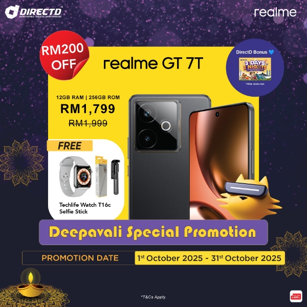 Picture of realme GT 7T [12GB+12GB RAM | 256GB ROM] FREEBIES