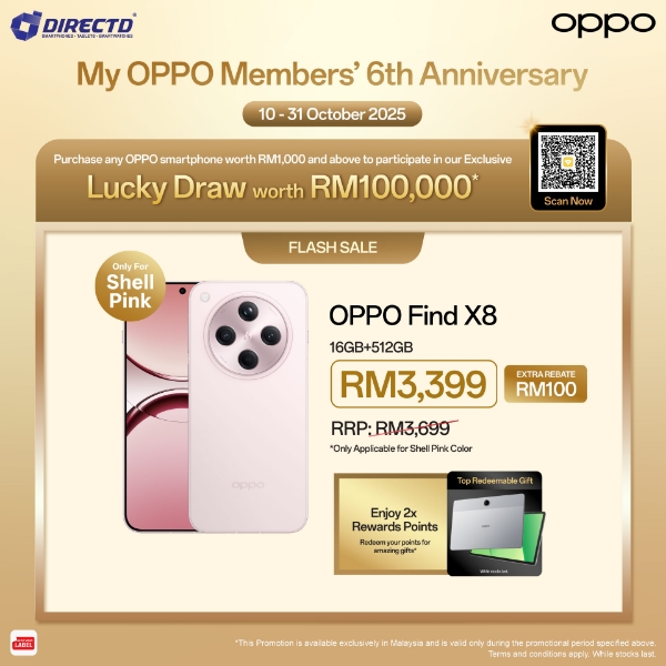 Picture of OPPO Find X8 [16GB RAM | 512GB ROM] Ready Stock