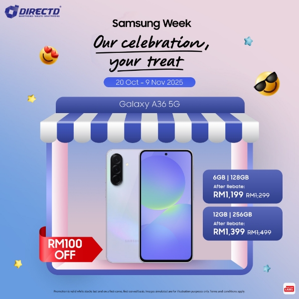 Picture of Galaxy A36 5G [128GB | 256GB] Up to 24 months 0% Ezy Payment by Credit Card