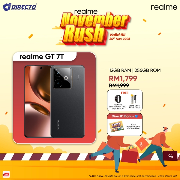 Picture of realme GT 7T [12GB+12GB RAM | 256GB ROM] FREEBIES