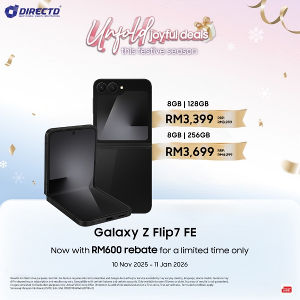 Picture of Samsung Galaxy Z Flip7 FE [128GB | 256GB] RM600 REBATE